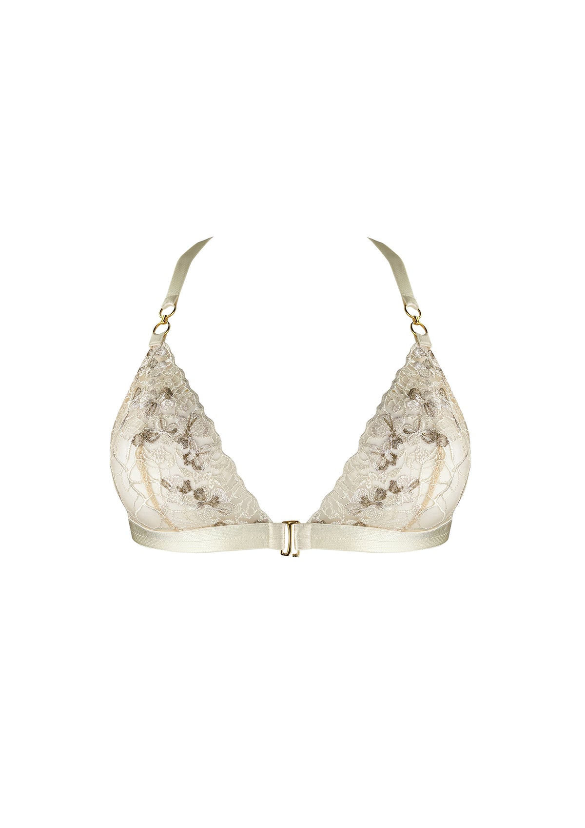 Bordelle Luxury Underwear Amela Soft Triangle Bra Cream – Bordelle Europe