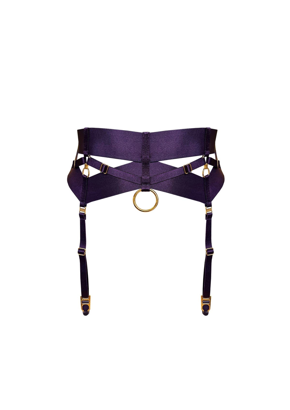 Retta Suspender Garter Belt Purple Bordelle Europe Retta Suspender Garter Belt Purple Bordelle Europe