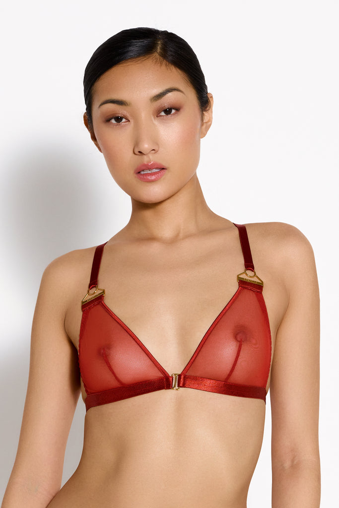 Signature Mesh Triangle Bra