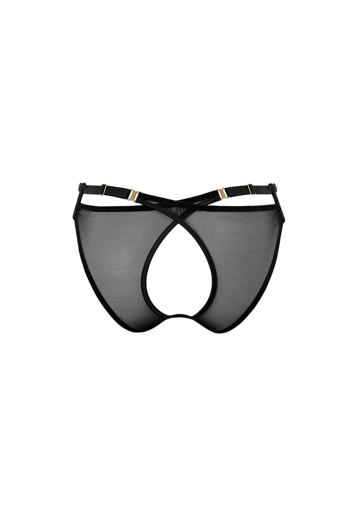 Signature Mesh Peep Brief